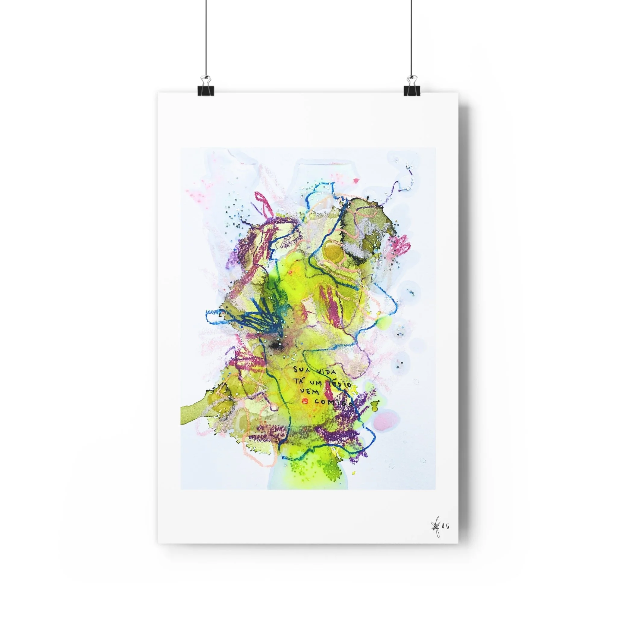 Art Print Poster - "20 Ligações"