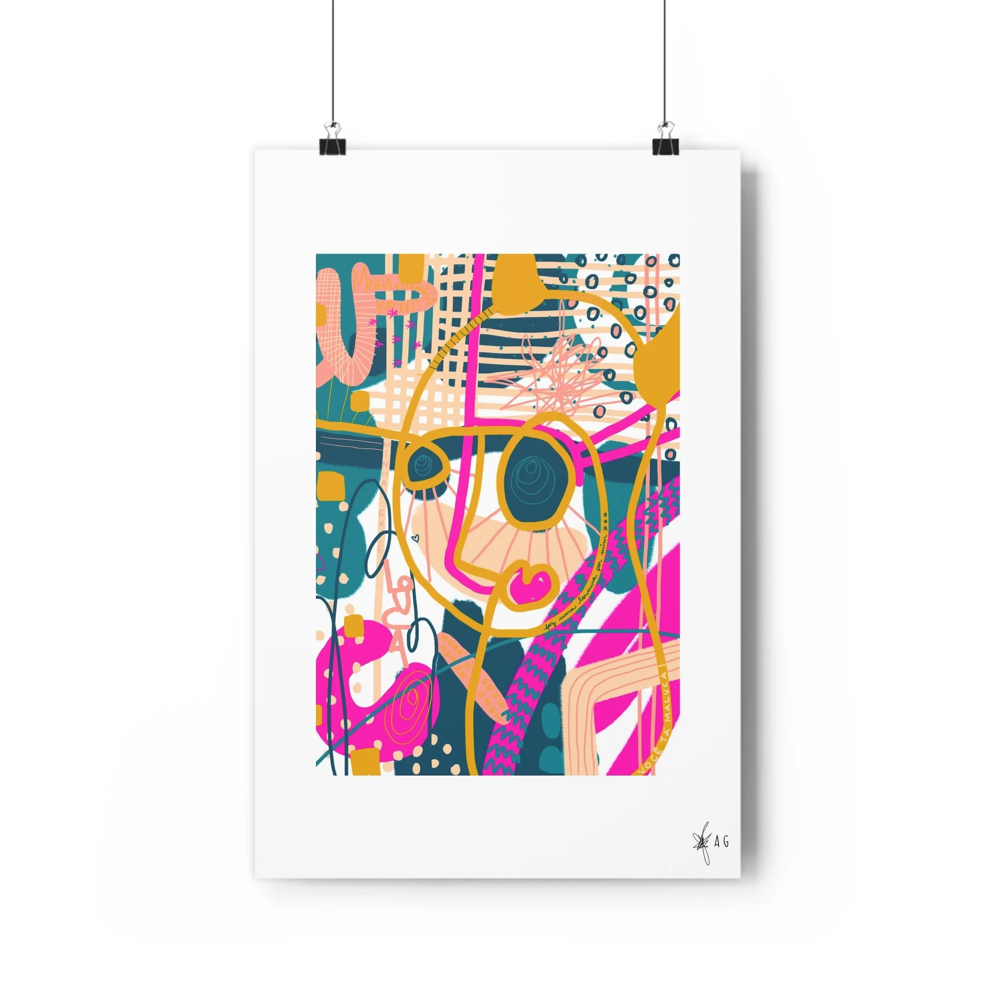 Art Print Poster - "A Louca"