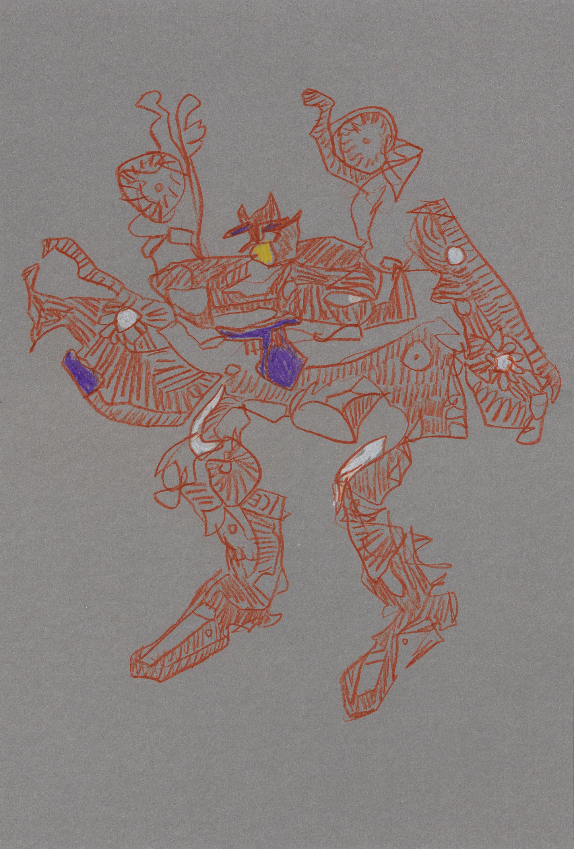 One Cop A Thousand Demos - Grey Mounting Card, Koh-I-Noor Progresso Pencil 04-27.12.2025