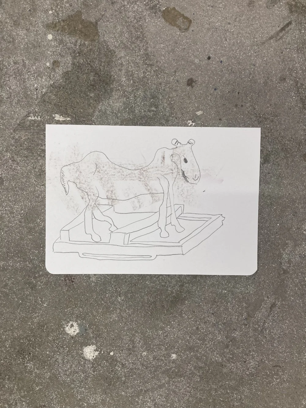 Skech for Fuck Refrigeration (Tribute to Ida Lawrence) - Sketchbook Paper, Koh-I-Noor Progresso Pencil 04-27.12.2025