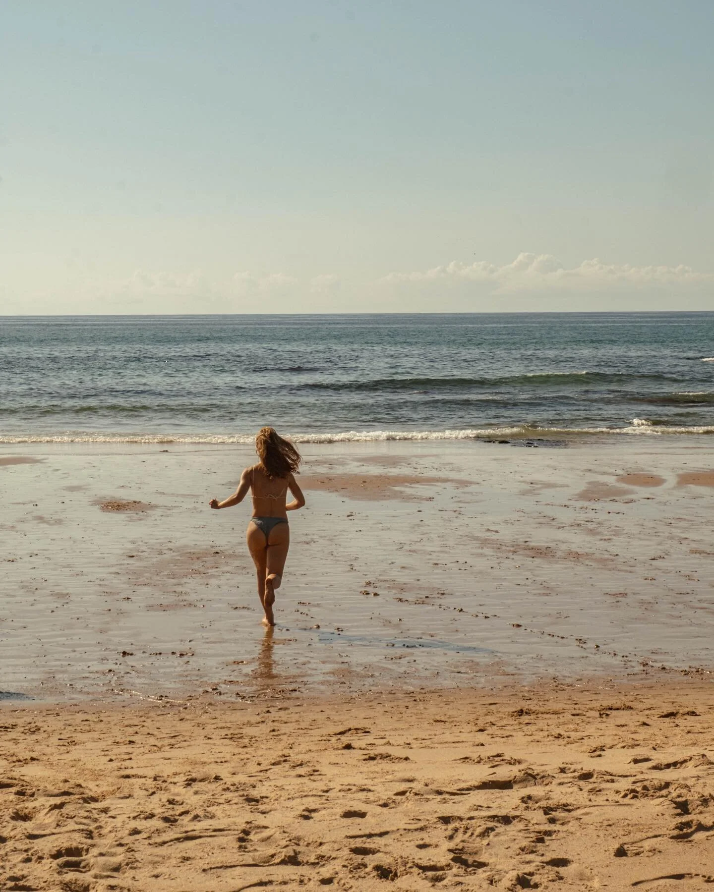 You make me feel as light as a feather floating on your surface. 
You make me feel small and weak when you hold me down under water. 
You challenge me with your ever changing shape and force. 
Every time I step my feet into your waters, you make me e