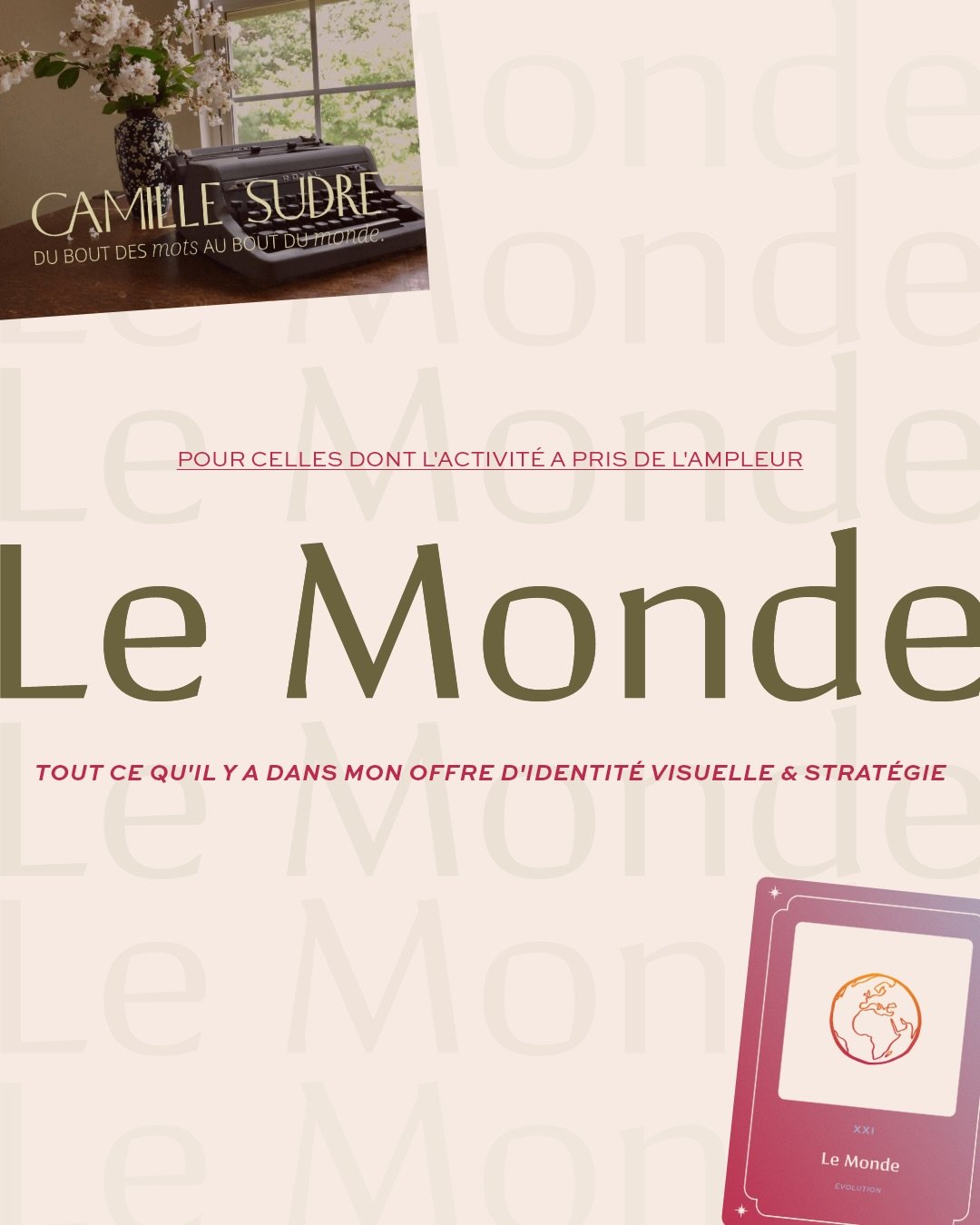 Bon madame. Tu ne t&rsquo;es pas cass&eacute; le cul &agrave; cr&eacute;er une entreprise qui d&eacute;livre de fou, pour que personne ne soit au courant parce que ton identit&eacute; visuelle hurle &laquo;&nbsp;PAS PROOOO&nbsp;&raquo; &agrave; tout 