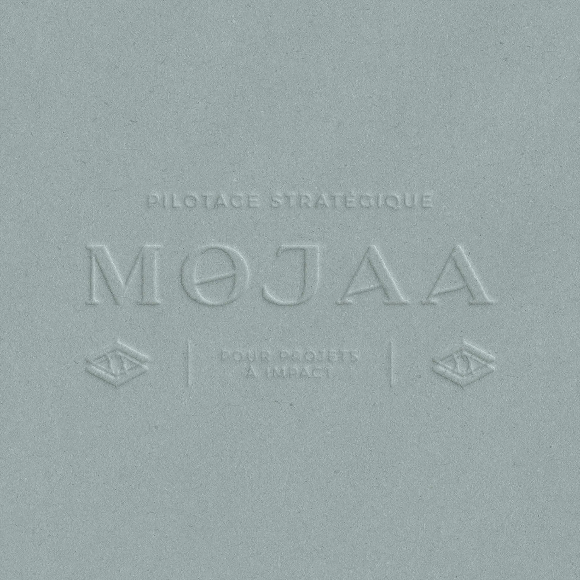 Identité visuelle petit budget Mojaa - Logo principal