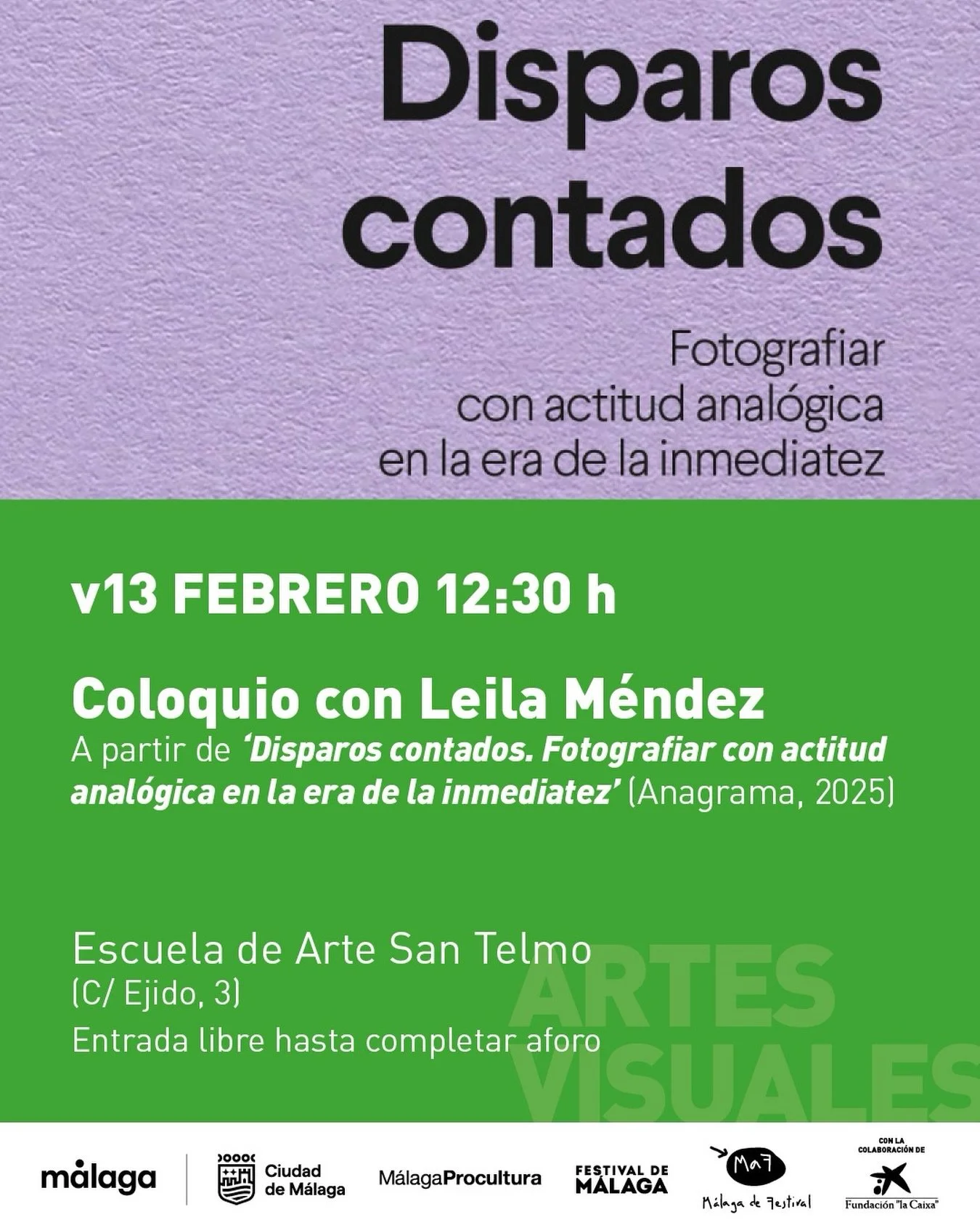 [Malaga] Presentación "Disparos Contados", de Leila Méndez