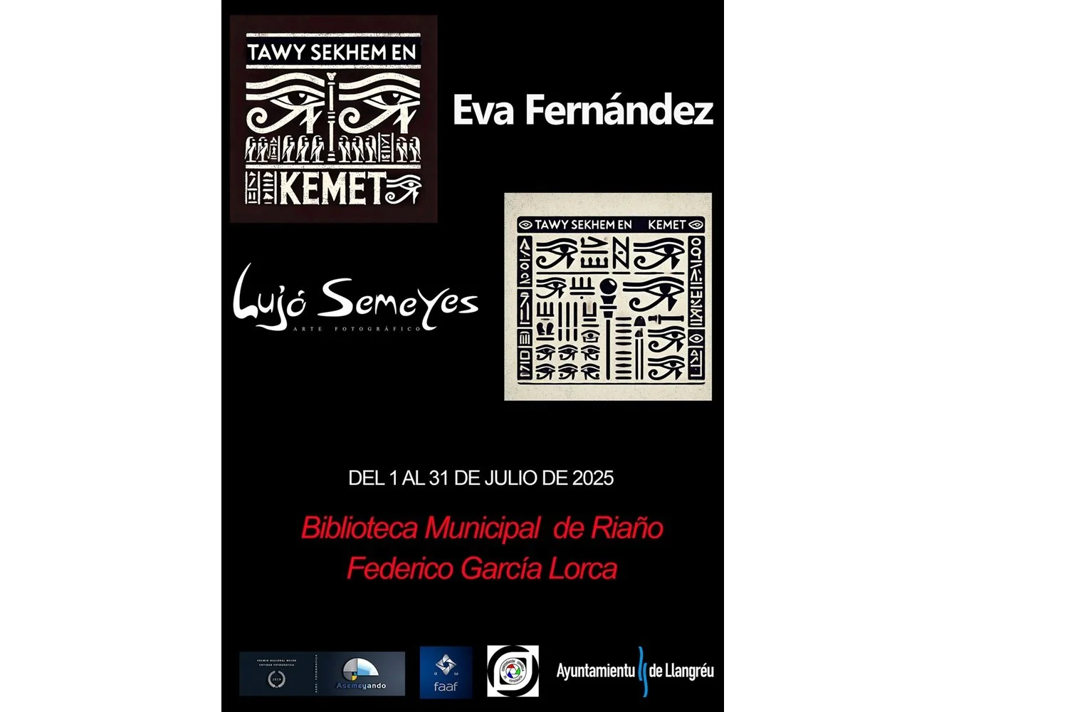 Exposición ‘Egipto dos visiones’, de Lujó Semeyes y Eva Fernández