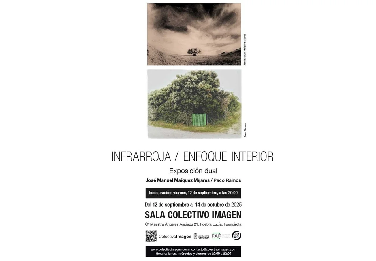 Exposición "Infrarroja / Enfoque Interior" de José Manuel Maíquez Mijares y Paco Ramos.