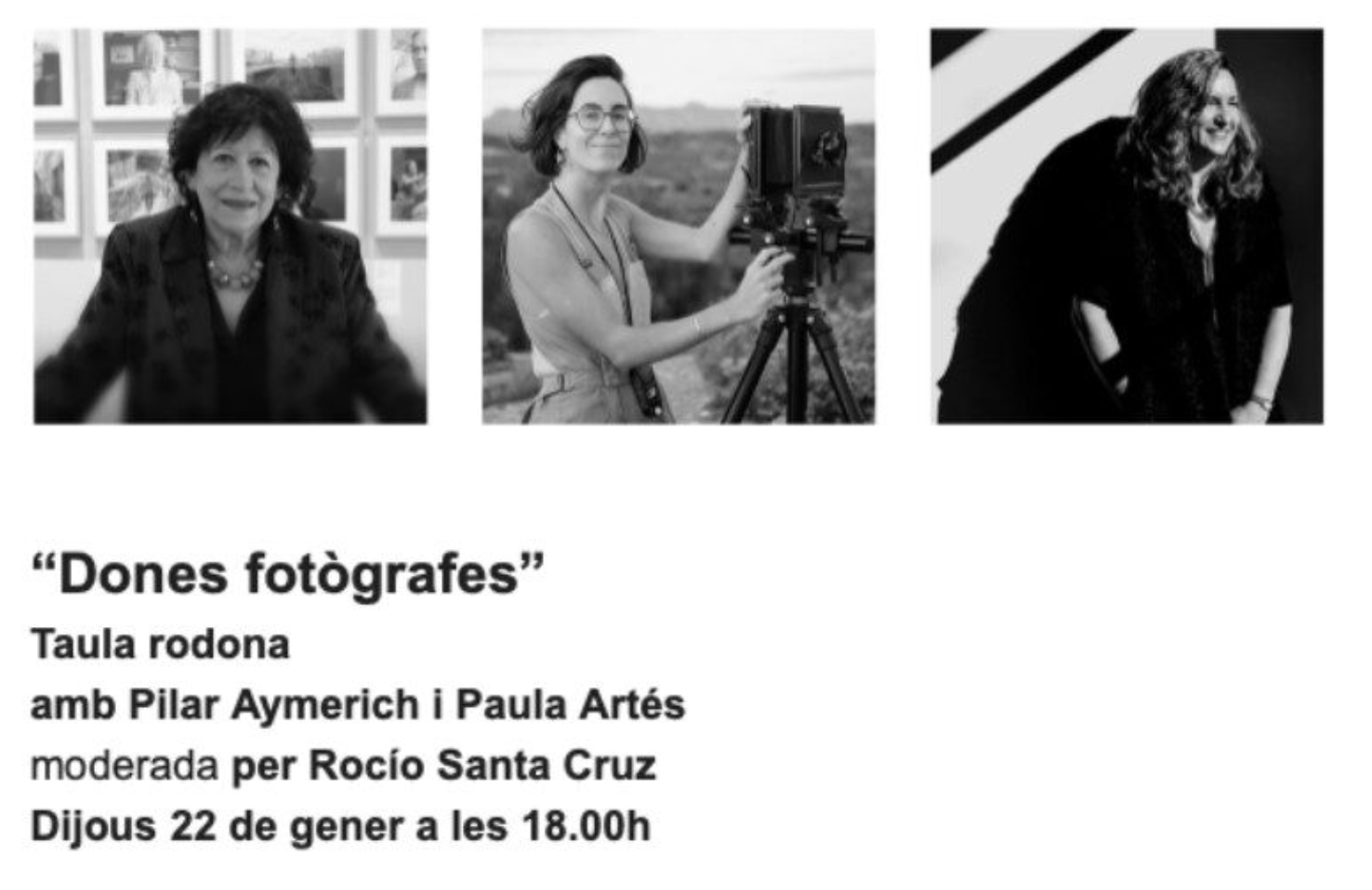 Mesa redonda «Mujeres fotógrafas»