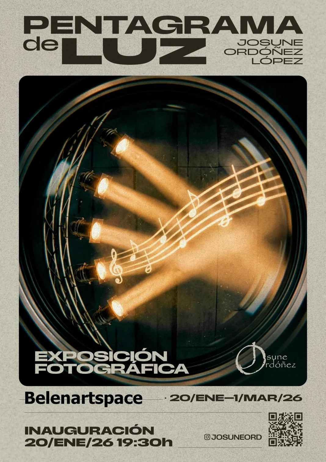 Exposición "Pentagrama de luz” de Josune Ordóñez López