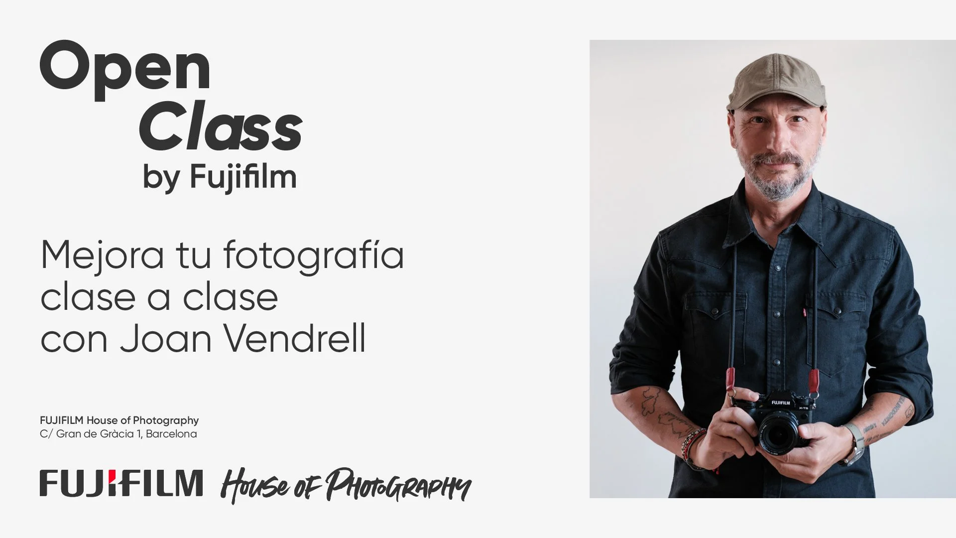 Open Class "Mejora tu fotografía clase a clase con Joan Vendrell"