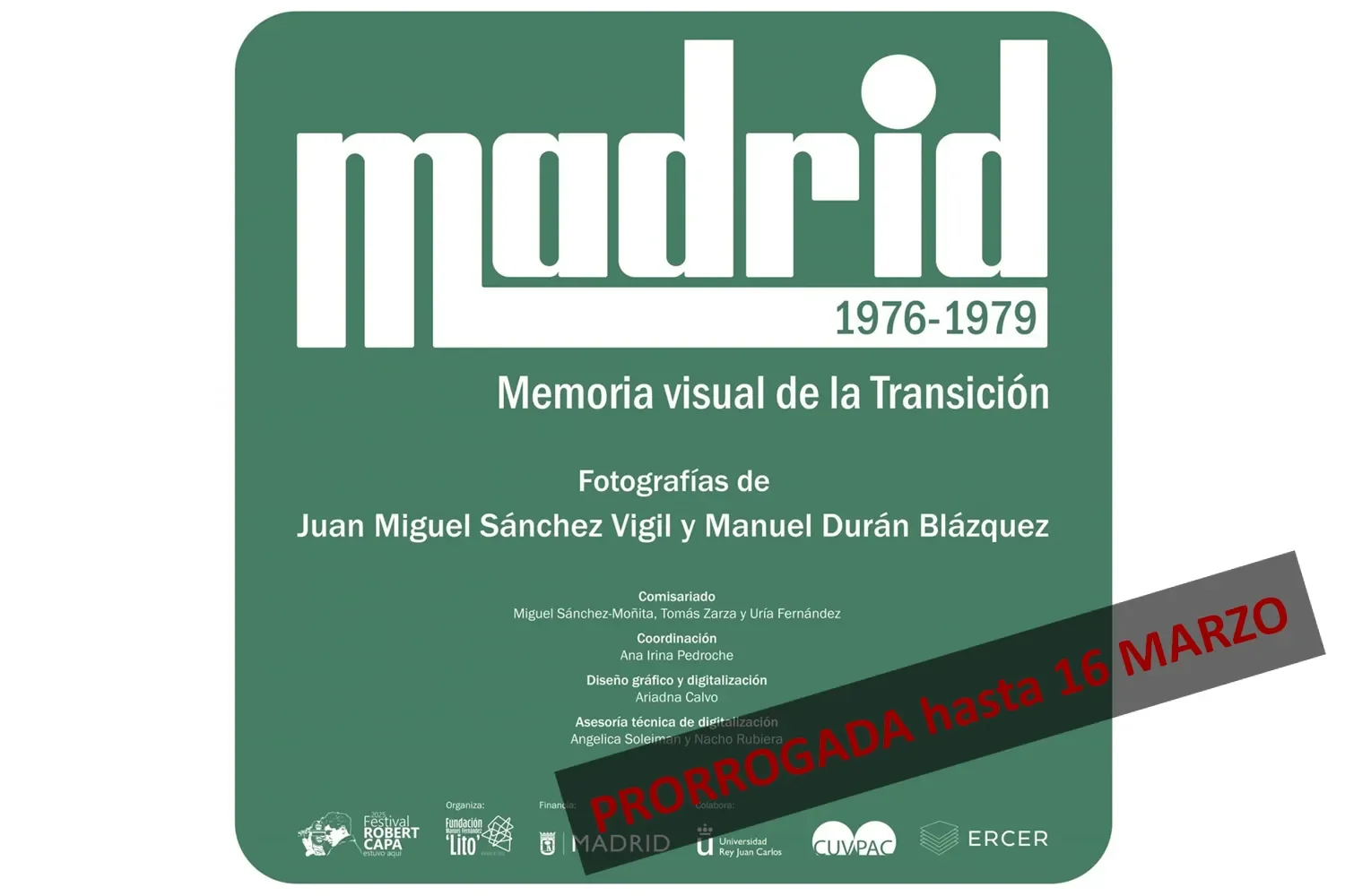 Exposición ‘Madrid. Memoria visual de la Transición (1976-1979)’