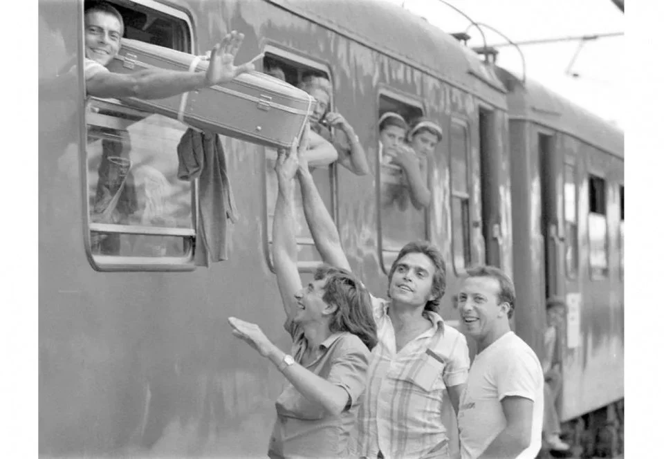 Exposición "La vendimia de los 80. Una emigración civilizada", de Jordi Mestre