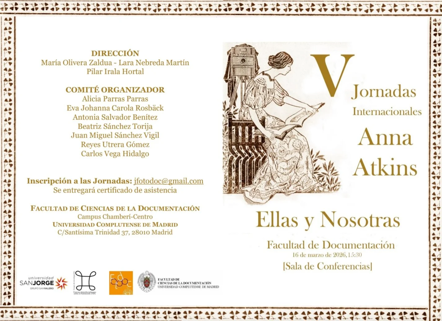 V Jornadas internacionales Anna Atkins, "Ellas y Nosotras"