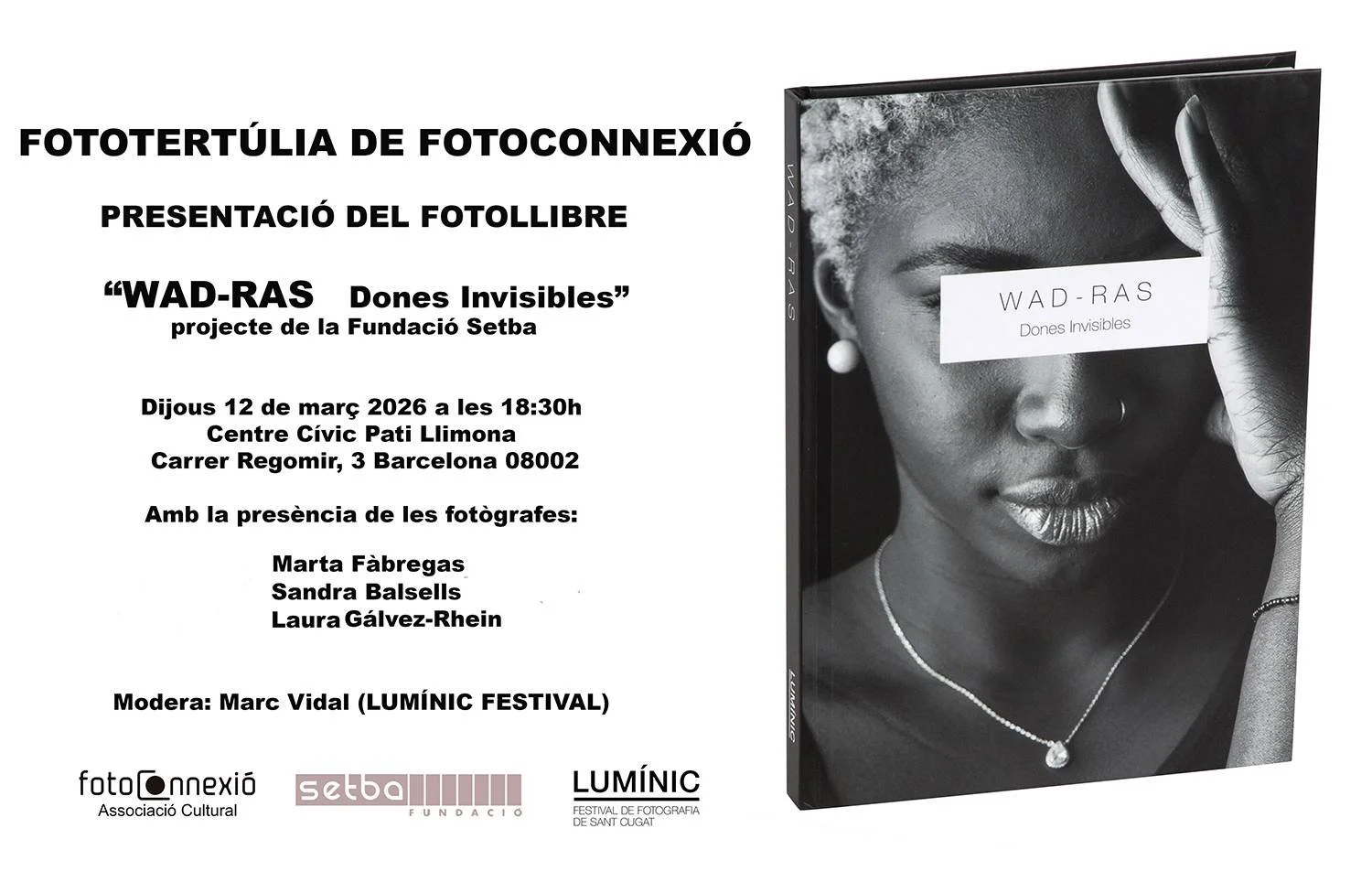 Presentación del fotolibro ‘Wad-Ras Mujeres invisibles’
