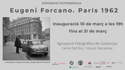 Exposición “Eugeni Forcano. París 1962”