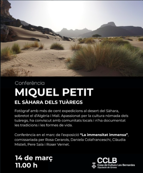 Conferencia ‘El Sáhara de los tuaregs‘, de Miquel Petit