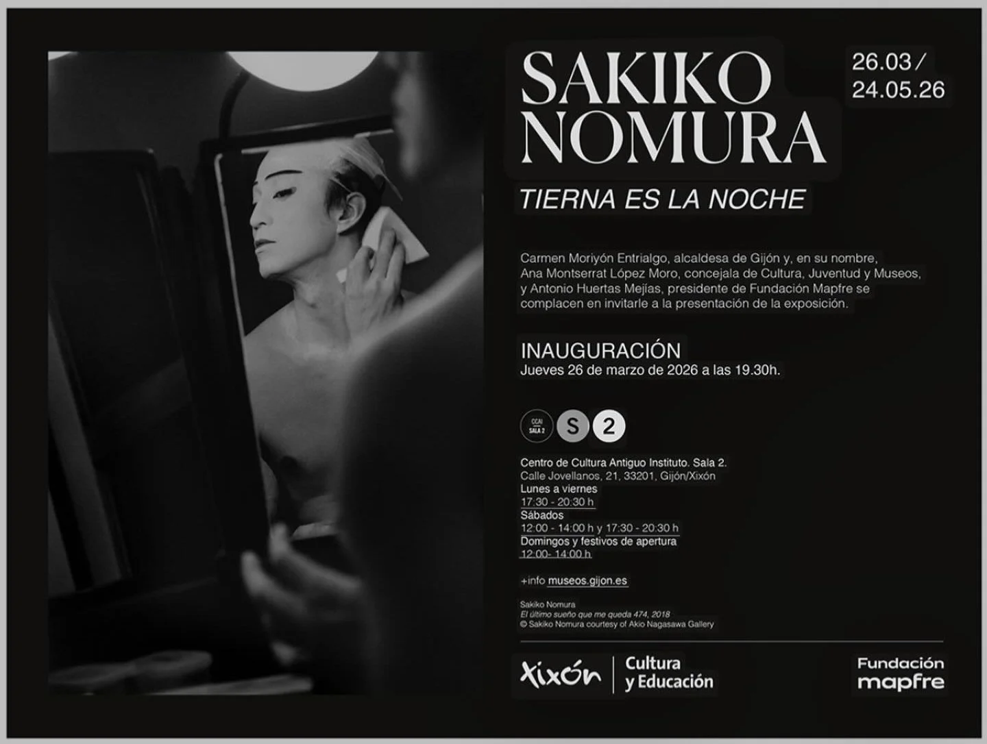 Exposición “Tierna es la noche” de Sakiko Nomura.