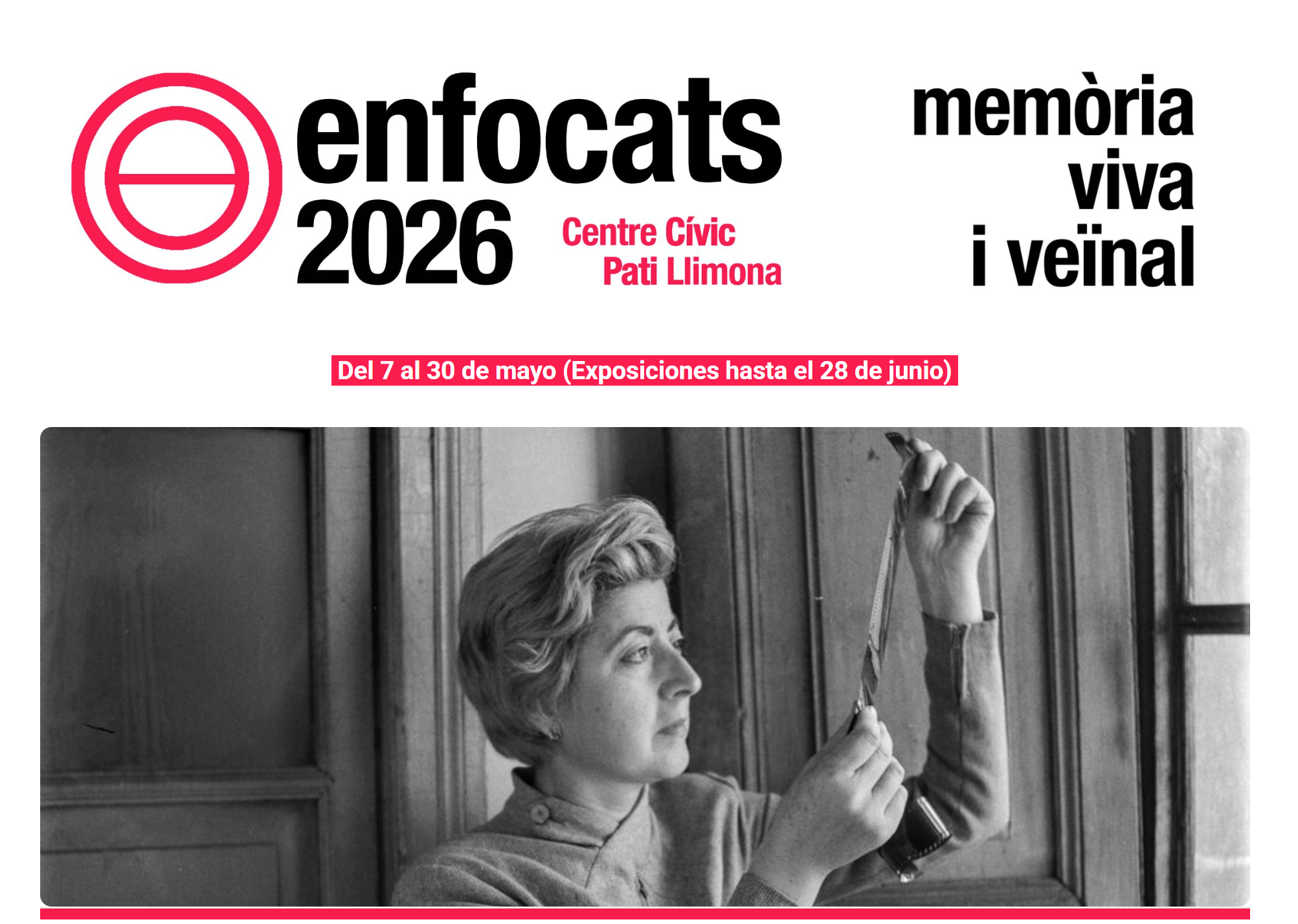 Festival Enfocats 2026. 