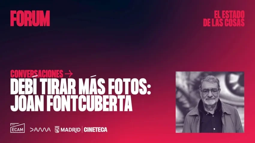 Conversación Joan Fontcuberta: “debí tirar más fotos”