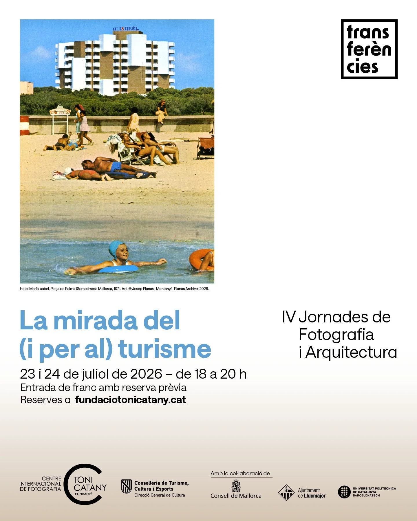 IV Jornadas de Fotografía y Arquitectura ‘La mirada del (y para el) turismo’