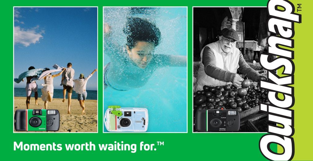 Fujifilm celebra los 40 años de QuickSnap™ estrenando dos nuevos modelos: una versión en blanco y negro y otra resistente al agua