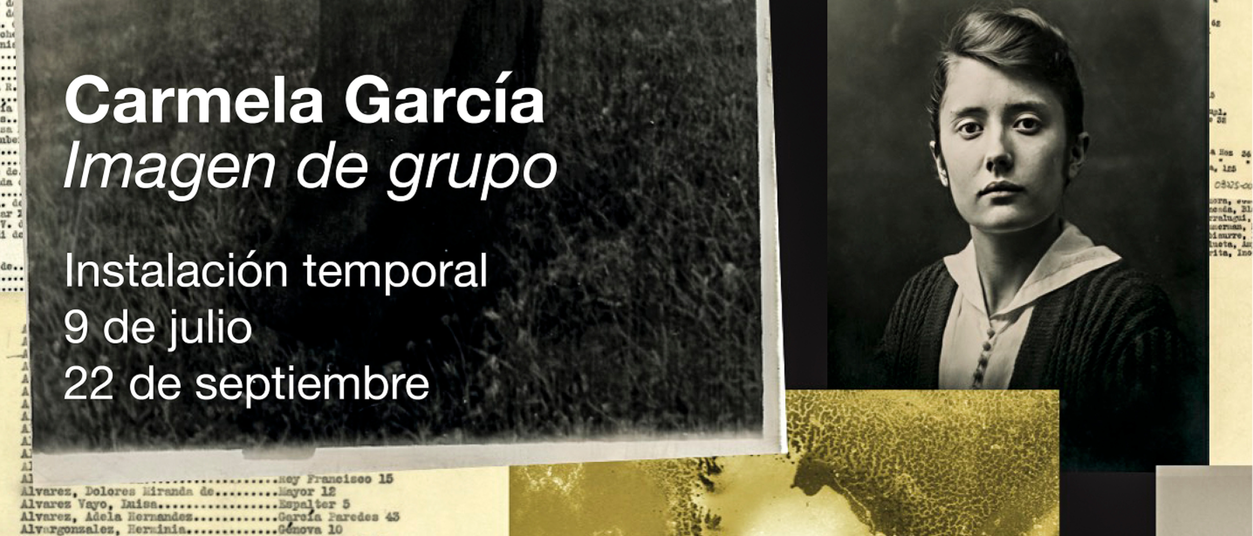 "Imagen de grupo", una intervención de Carmela García en el Ministerio de Cultura