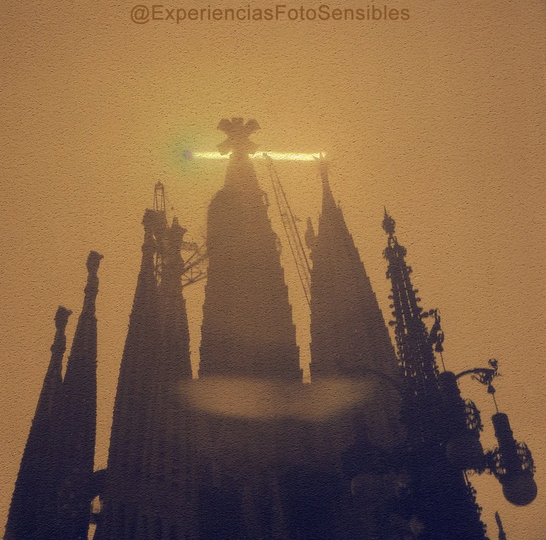 Solarigrafías en la Sagrada Familia