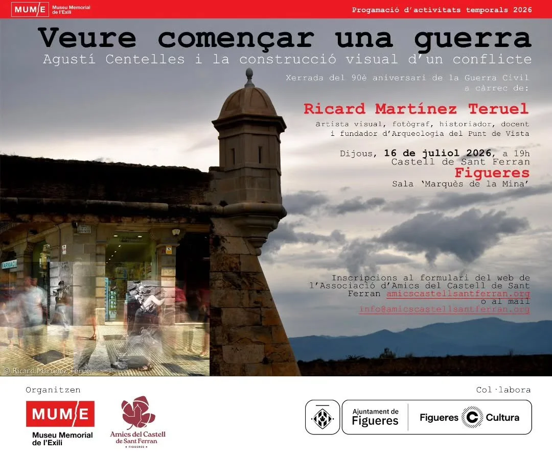 Charla ‘Ver comenzar una guerra: Agustí Centelles y la construcción visual de un conflicto’