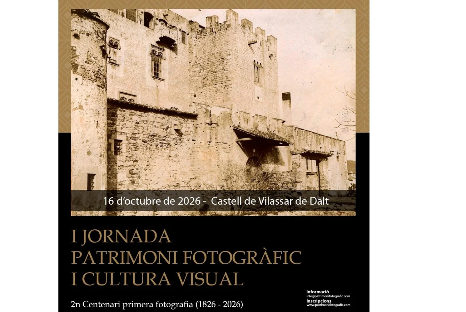 I Jornada de Patrimonio Fotográfico y Cultura Visual