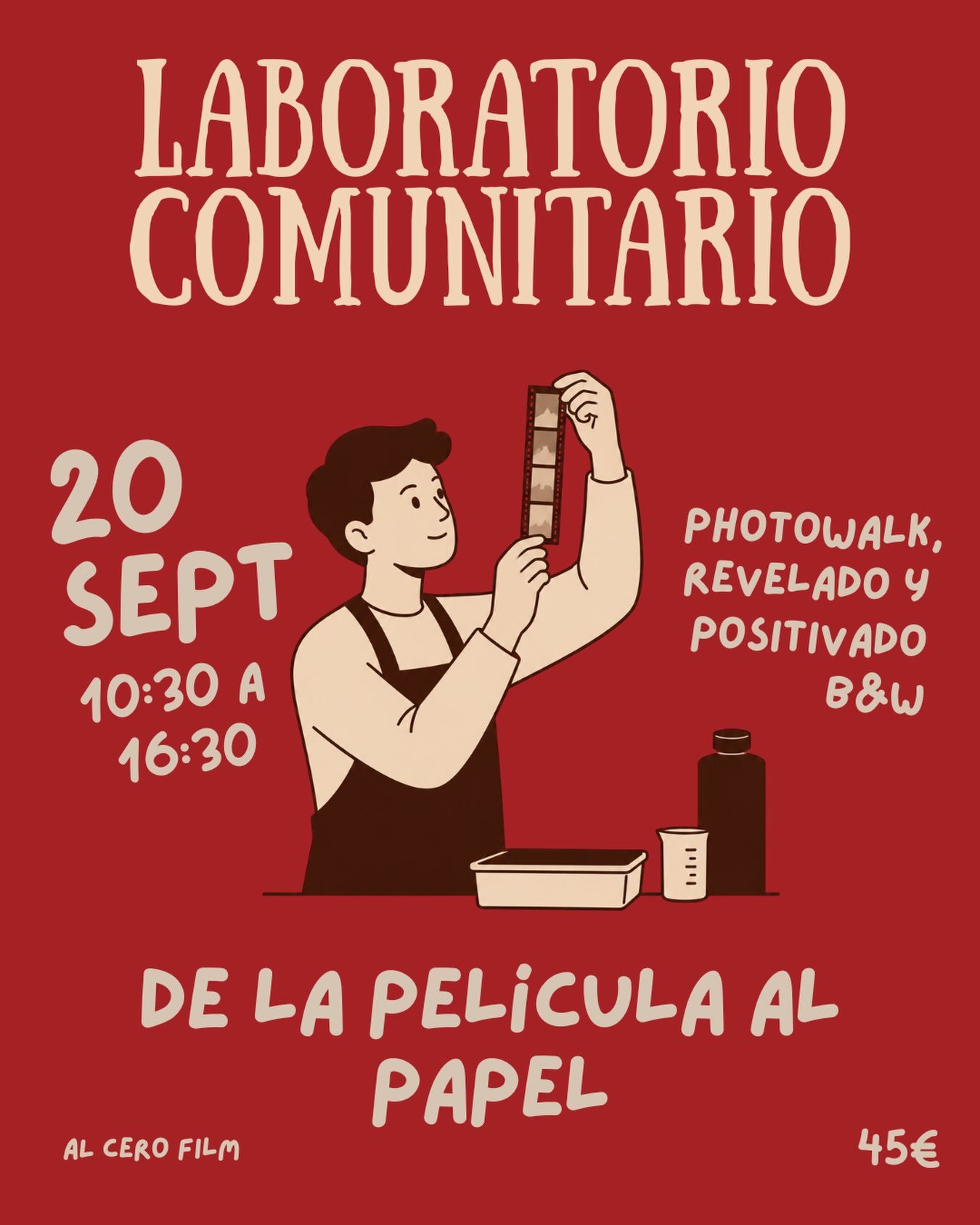 Photowalk, revelado y positivado b/n