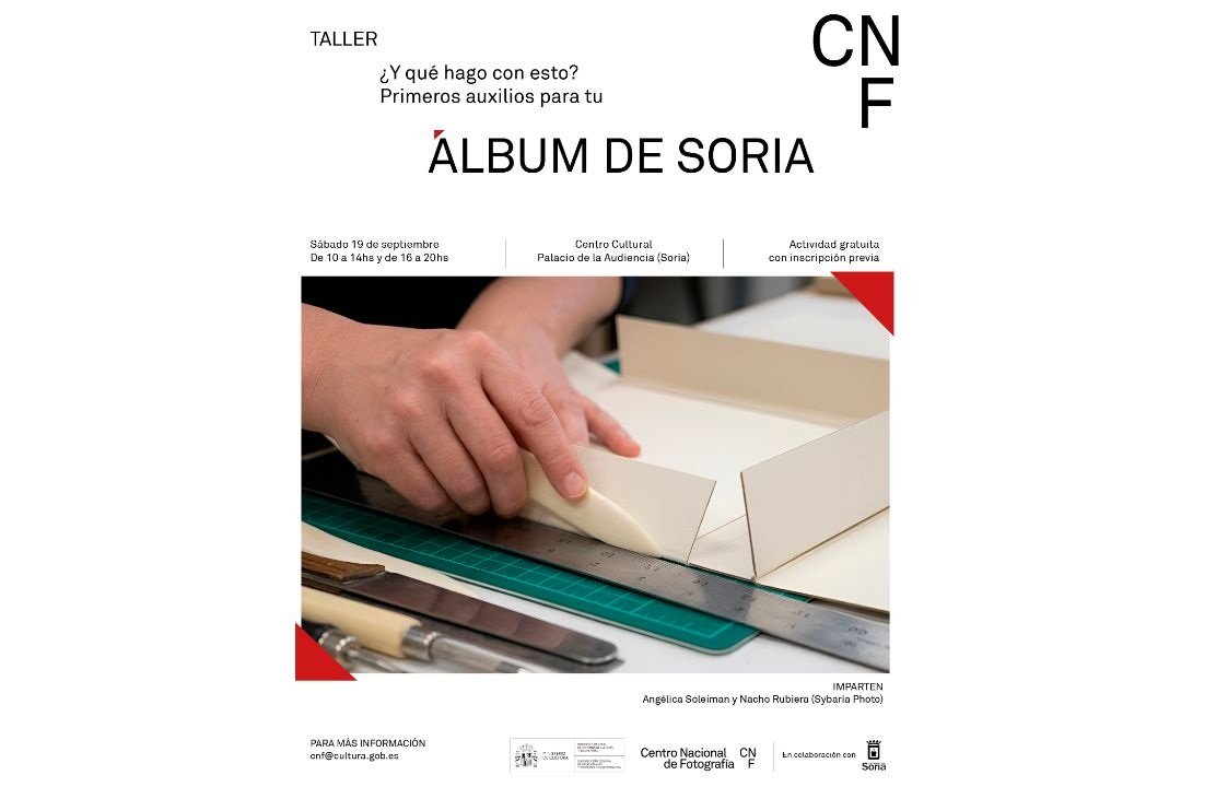 Talleres “¿Y qué hago con esto? Primeros auxilios para tu Álbum de Soria”