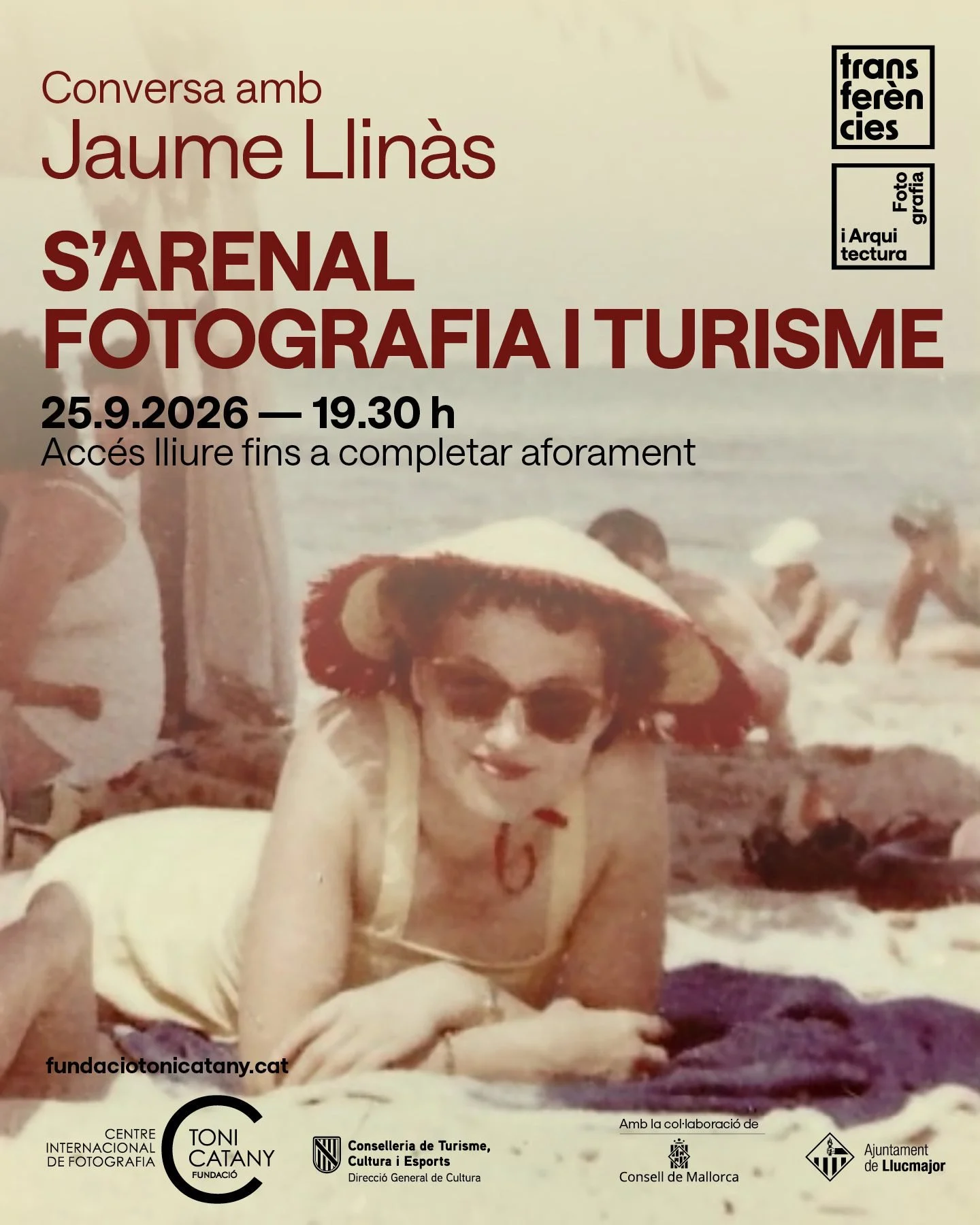 Charla ‘S’Arenal. Fotografía y turismo’, con Jaume Llinàs
