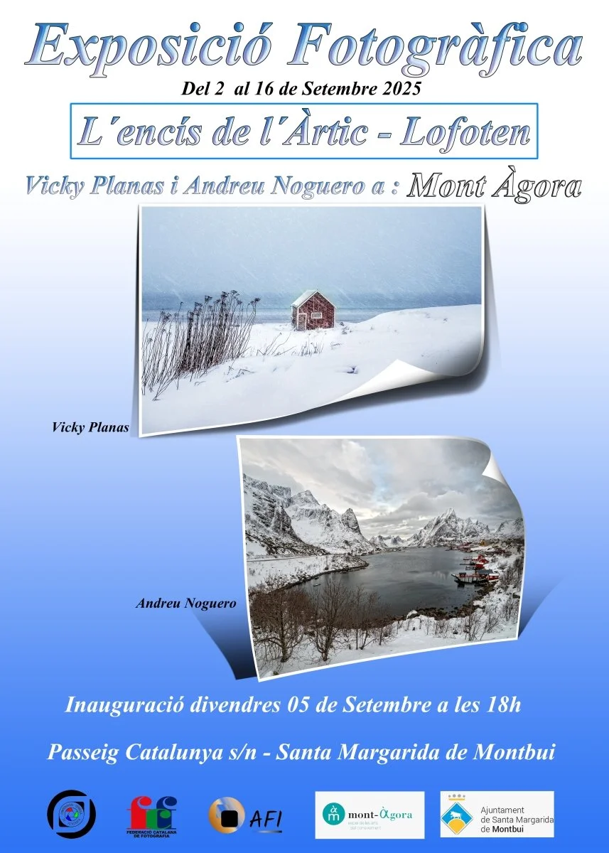 Exposición "L'encís de l'Àrtic - Lofoten" de Vicky Planas y Andreu Noguero