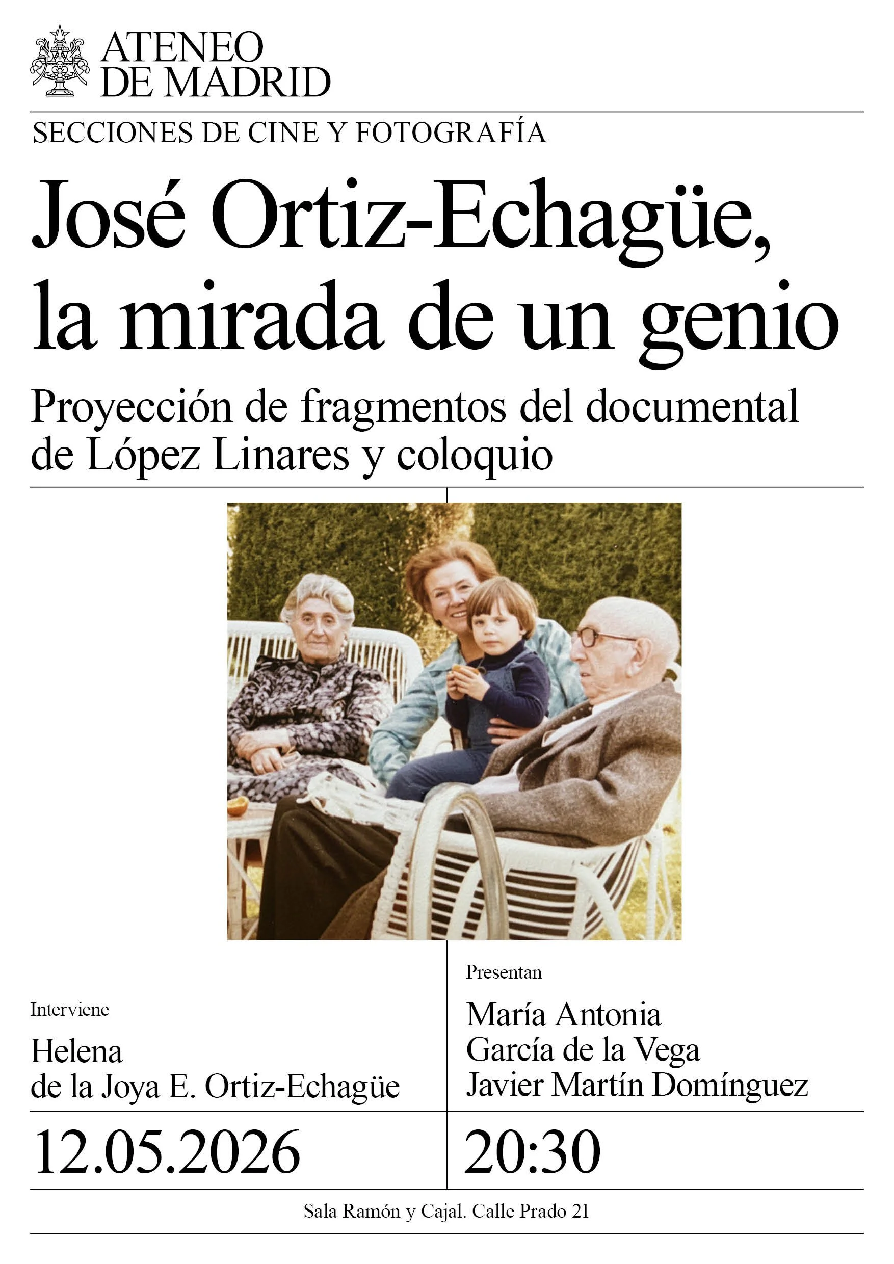 Presentación “José Ortiz-Echagüe, la mirada de un genio”