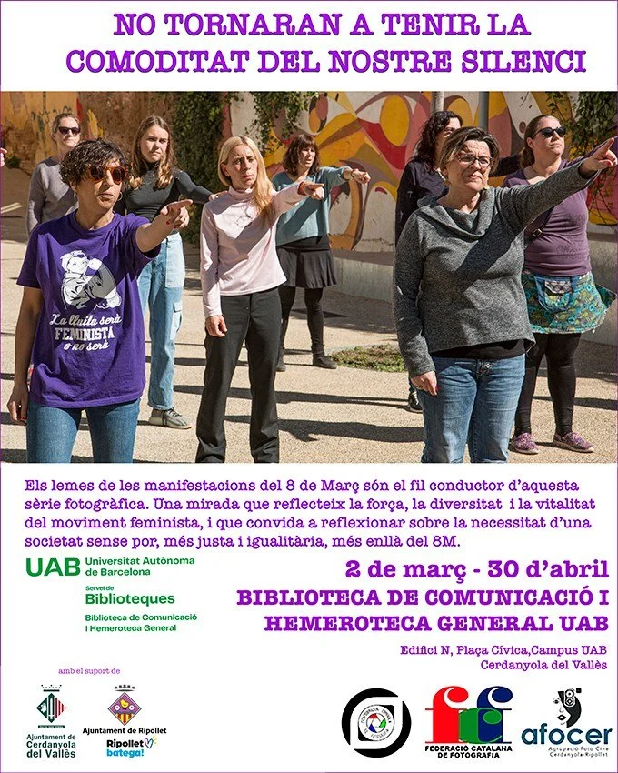 Exposicion ““No volverán a tener la comodidad de nuestro silencio”, de M. Ángeles Benítez