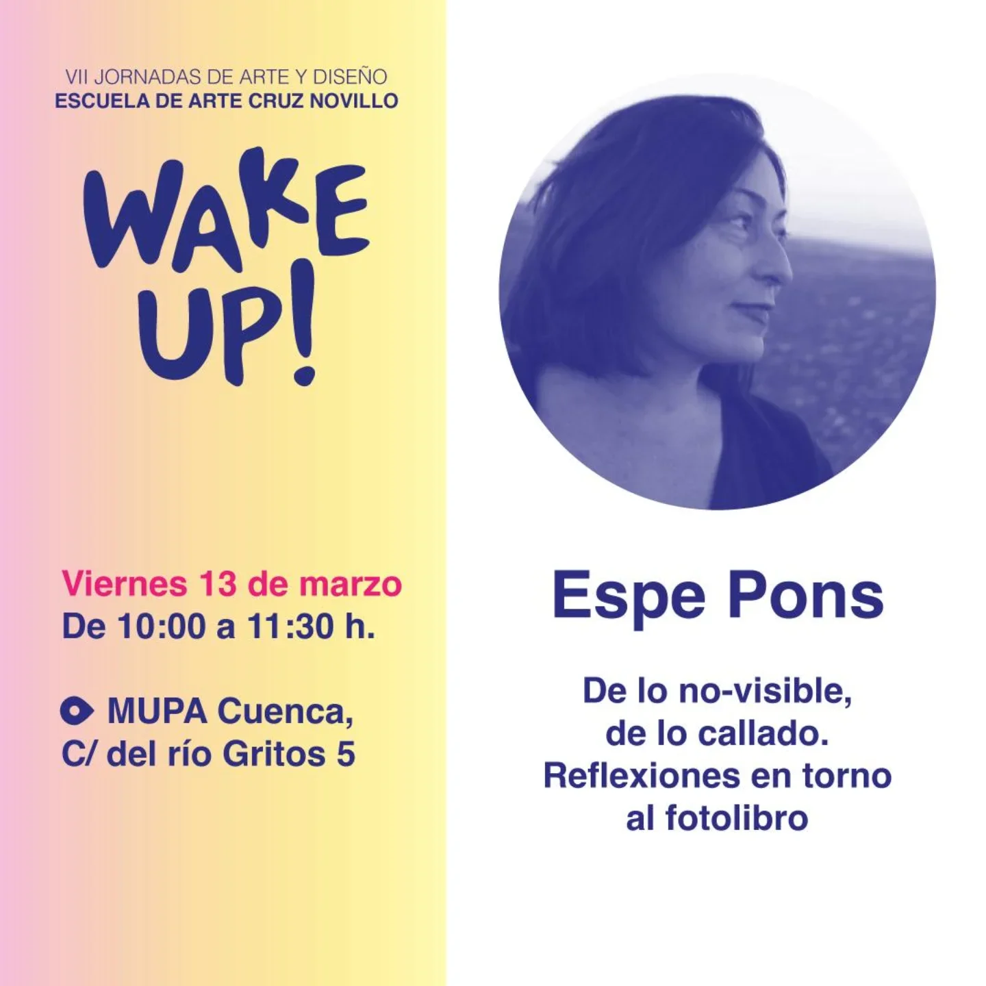 Encuentro Espe Pons: De lo no-visible, de lo callado. Reflexiones en torno al fotolibro