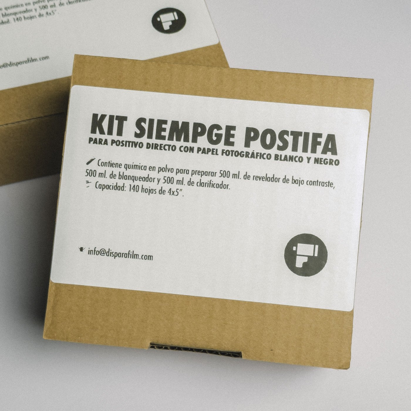 Kit de 2 litros para positivo directo en papel "Siempge Positifa"