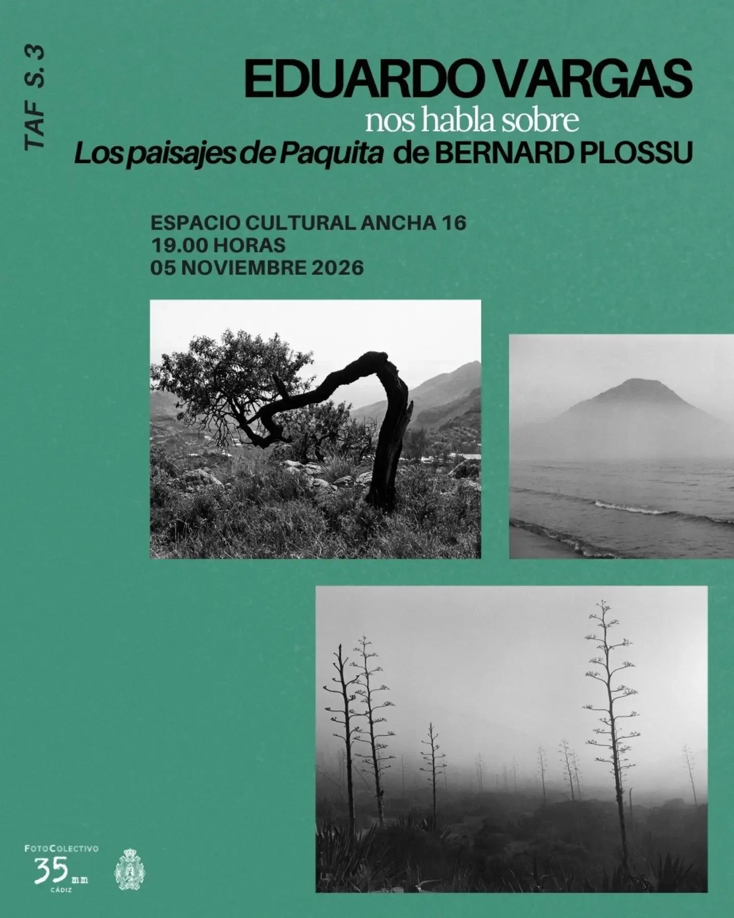Charla de Eduardo Vargas sobre “Los paisajes de Paquita”