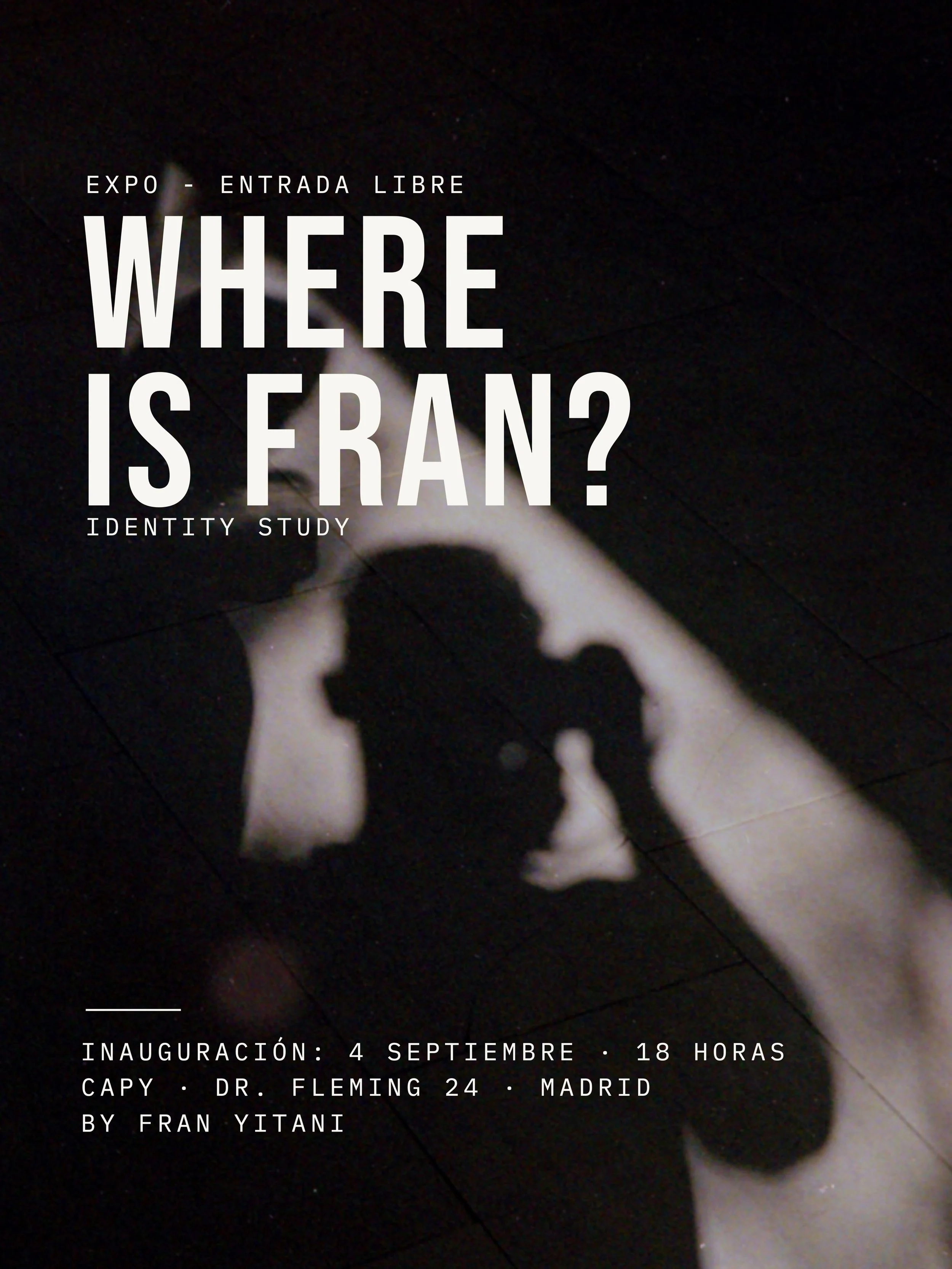 Exposición “Where is Fran? Identity Study”, de Fran Yitani
