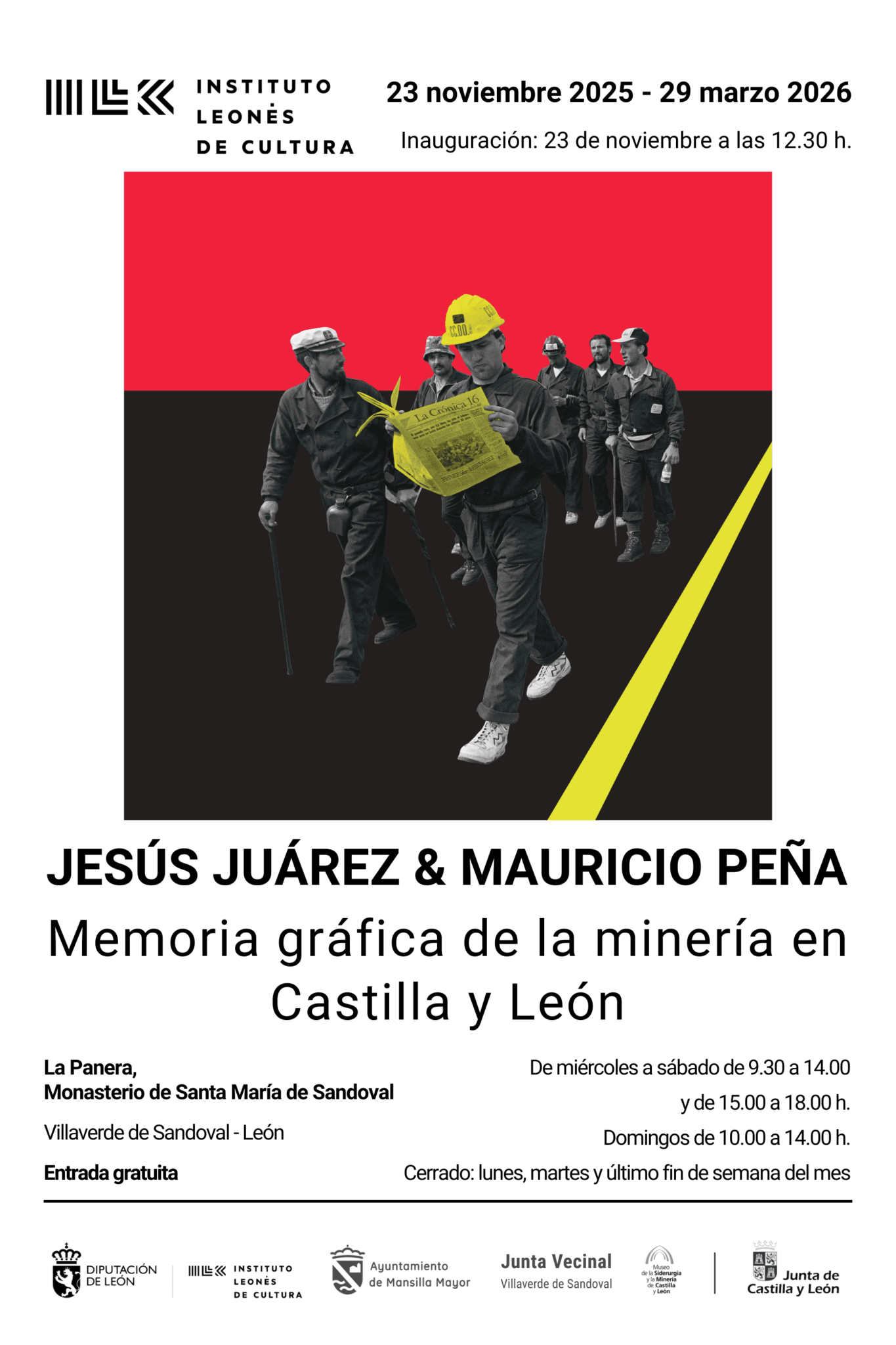 Exposición “Jesús Juárez &amp; Mauricio Peña. Memoria gráfica de la minería en Castilla y León”