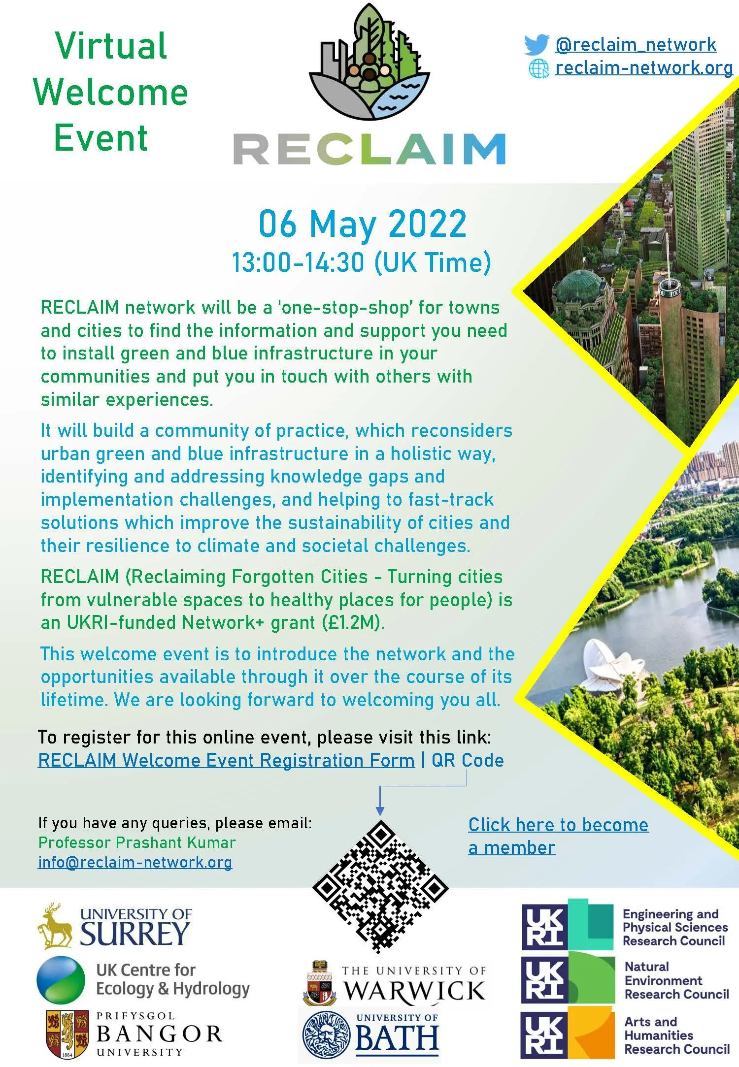 Virtual Welcome Event — RECLAIM