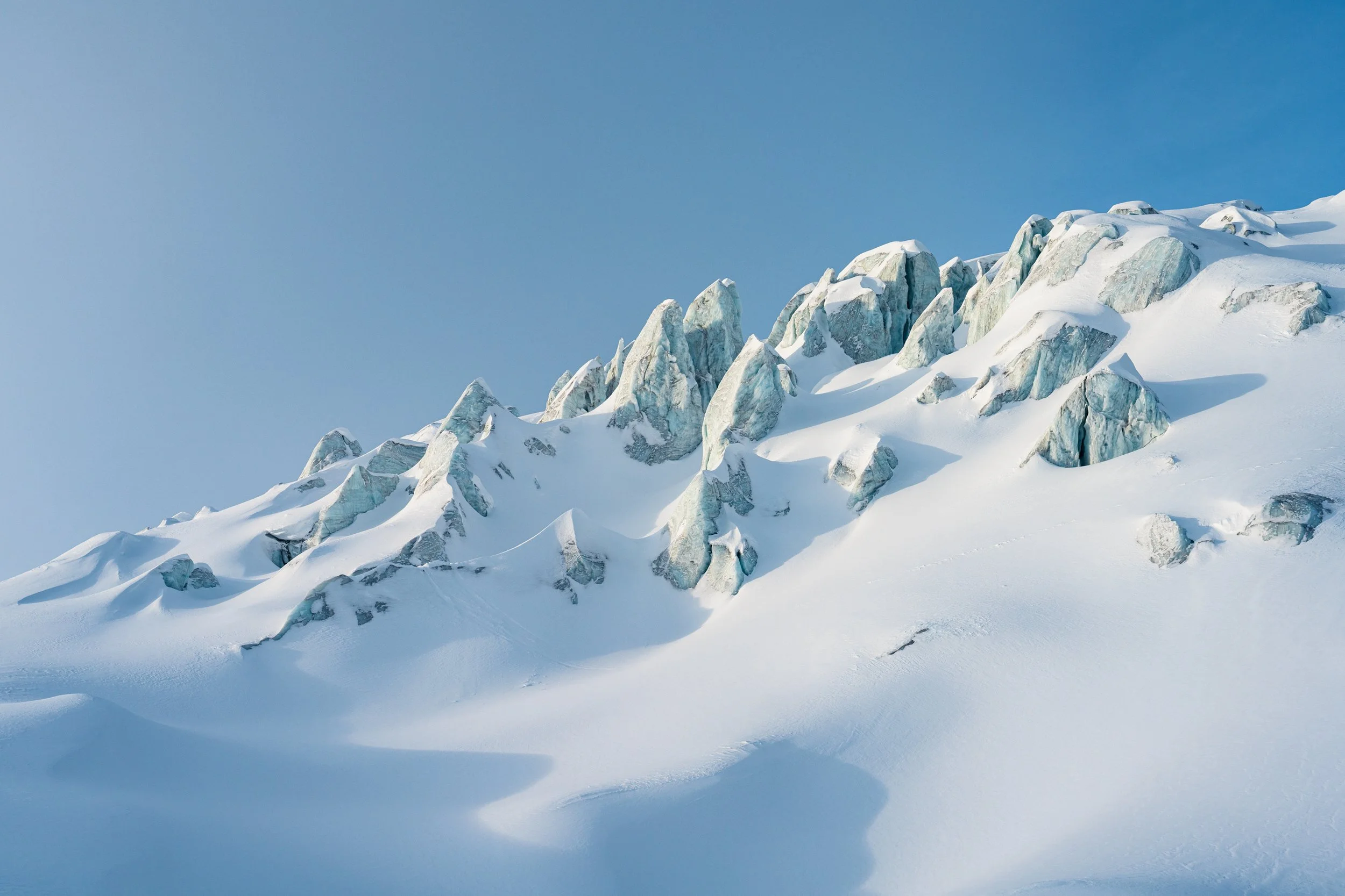 Fresh Snow on Glacier