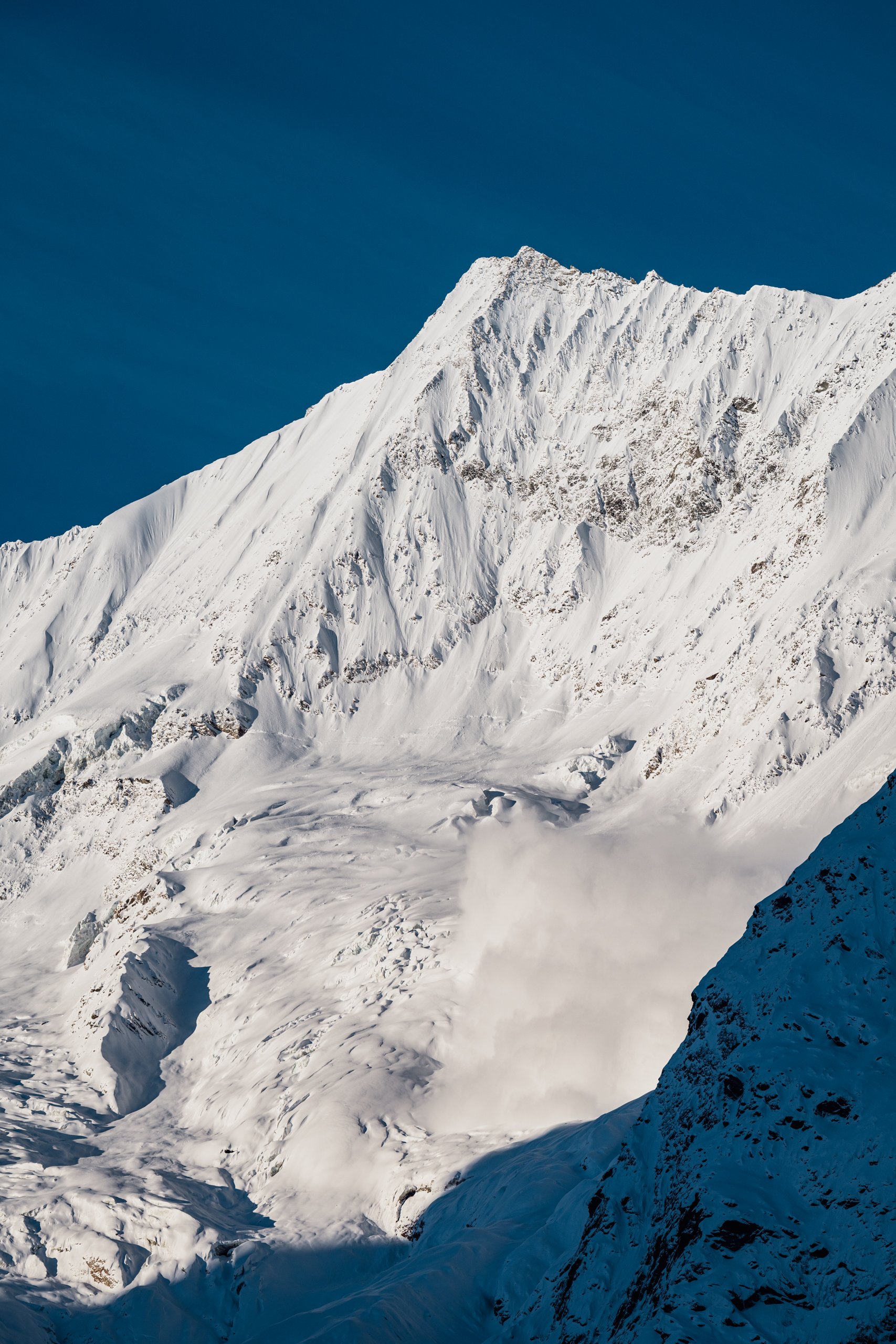Avalanche Control Under Täschhorn 