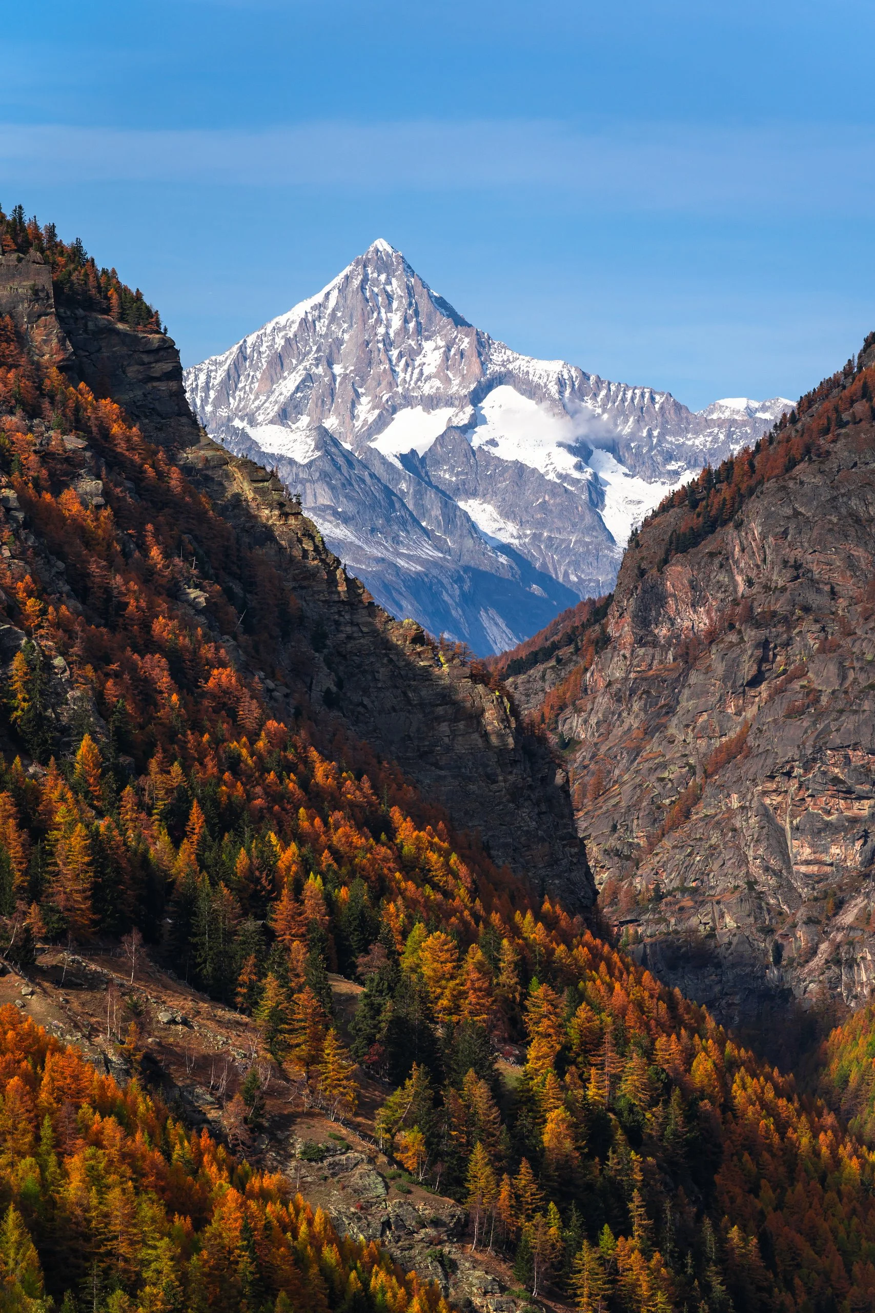Bietschhorn Through the Valley