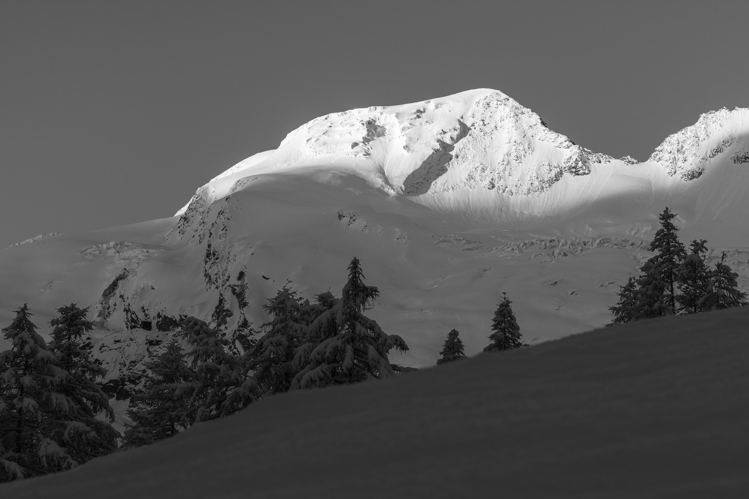 Alphubel in Winter