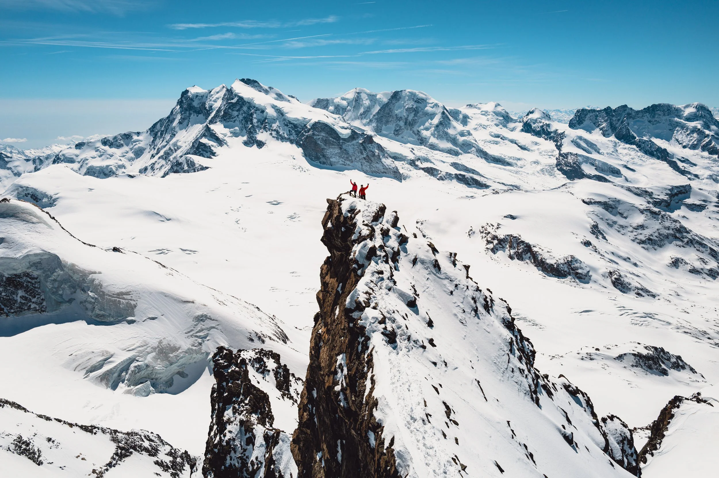 Rimpfischhorn Ascent