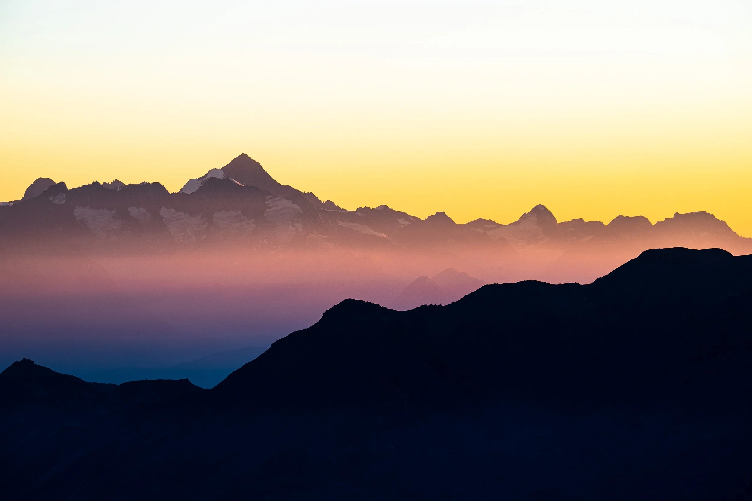 Finsteraarhorn Above the Mist