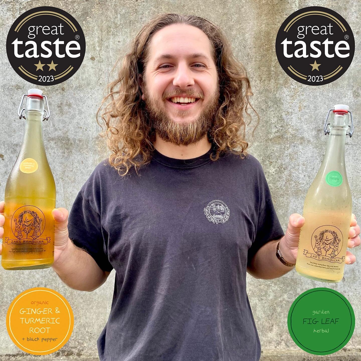 I&rsquo;m thrilled to share that two of my kombuchas have won @guildoffinefood Great Taste Award accolades in the 2023 round of judging! ⭐️⭐️⭐️🥳

This is the worlds most recognised and ubiquitous awards for the food and drink industry. Well seasoned