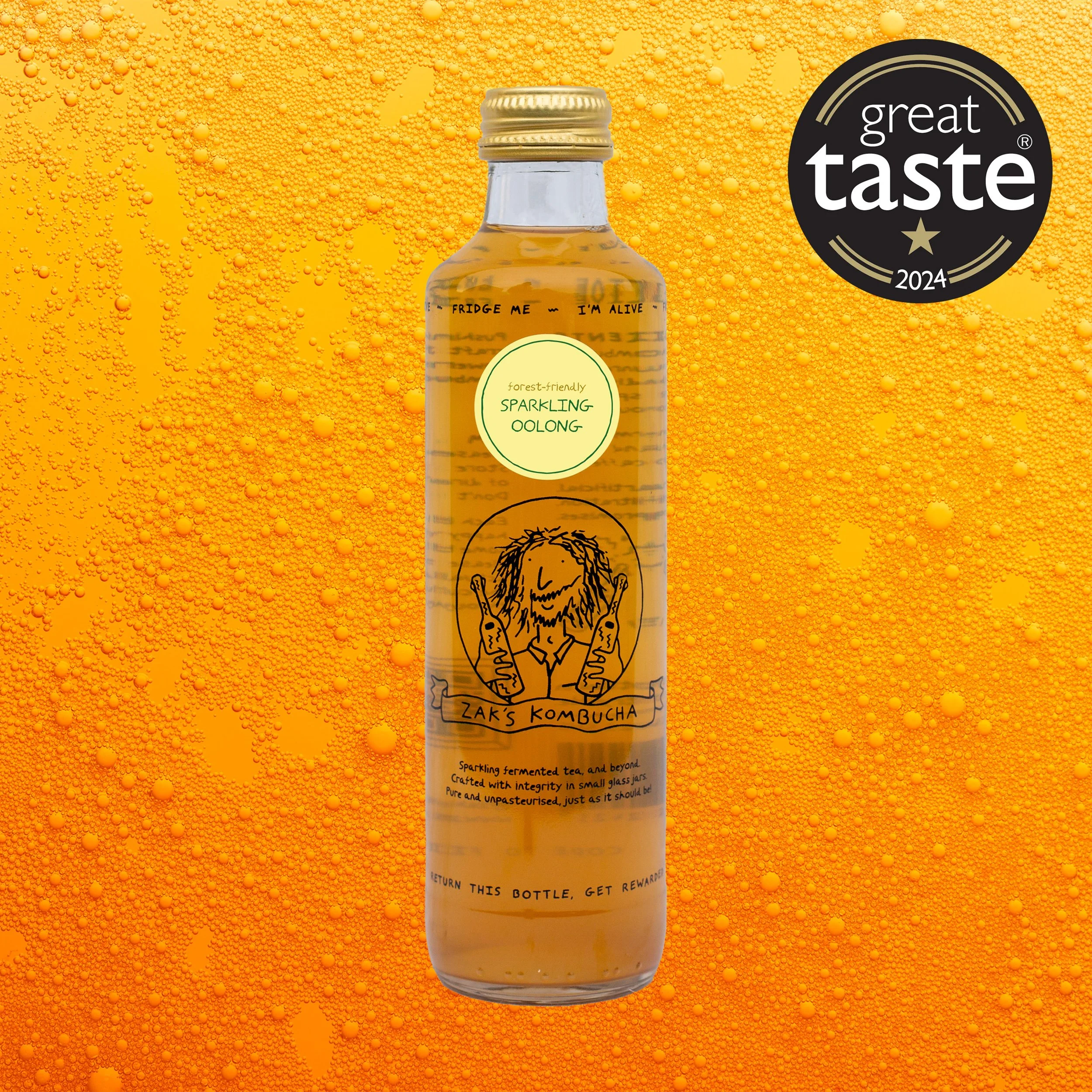 Case of Zak's Kombucha (250ml)