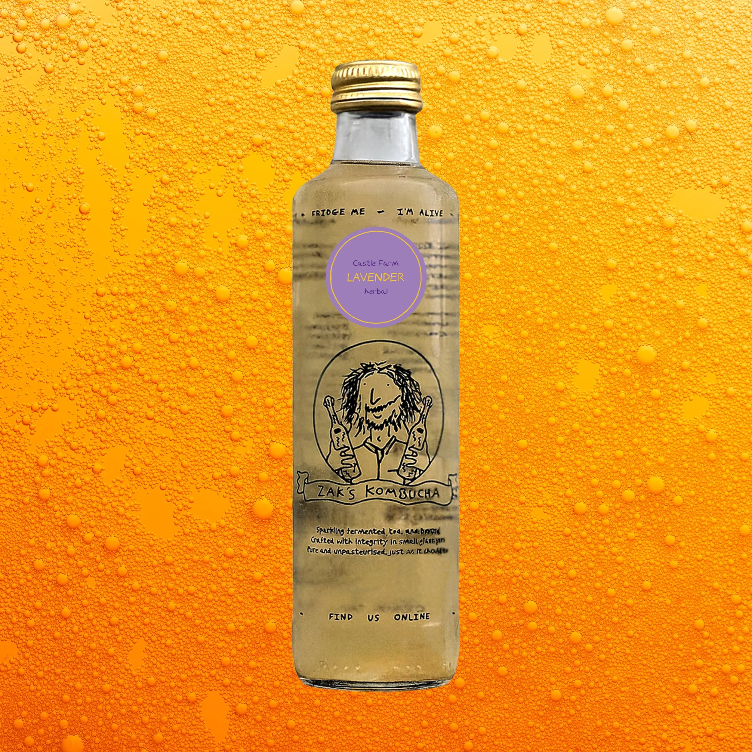 Case of Zak's Kombucha (250ml)