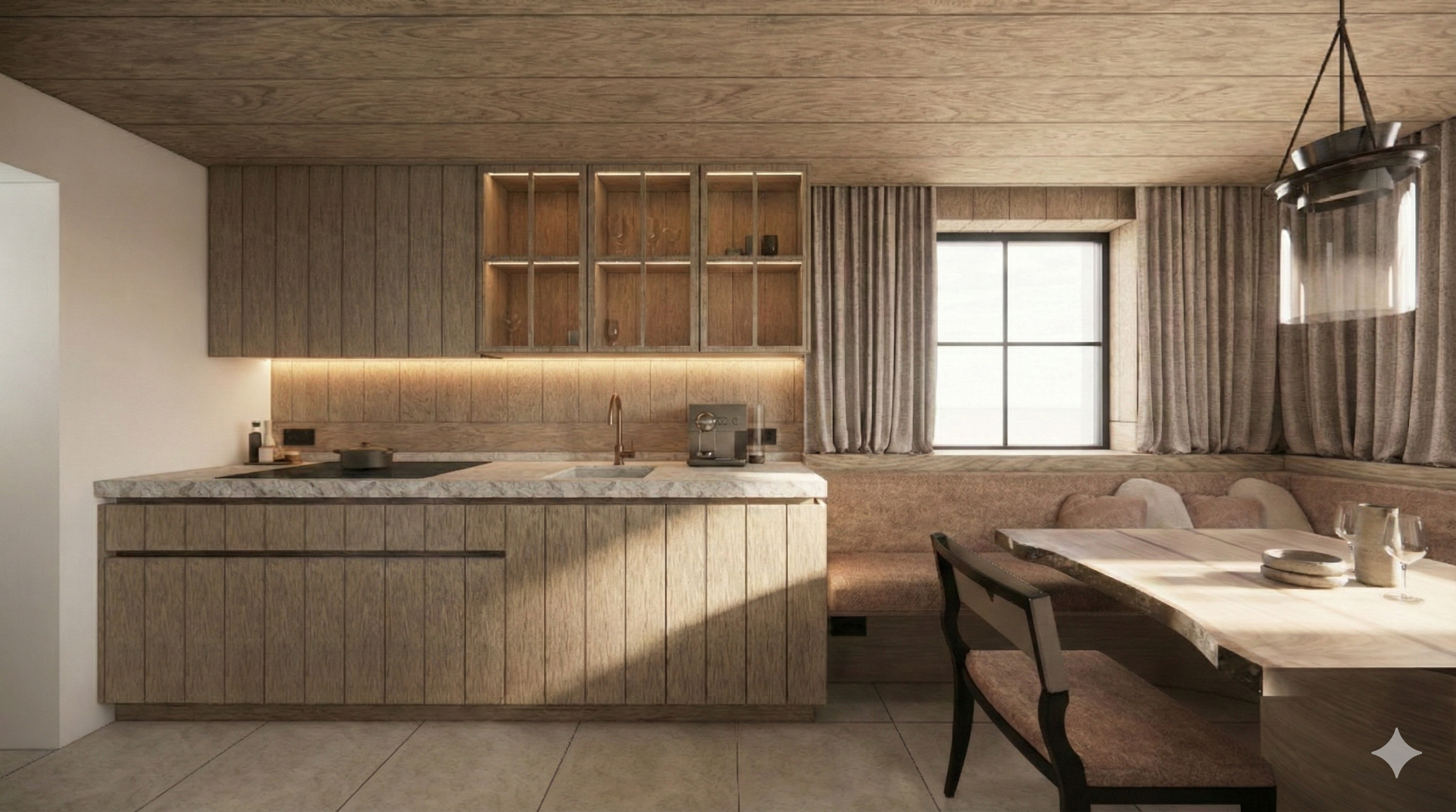 appartement in Oostenrijk verbouwen in typische chalet stijl of beter de alpine stijl